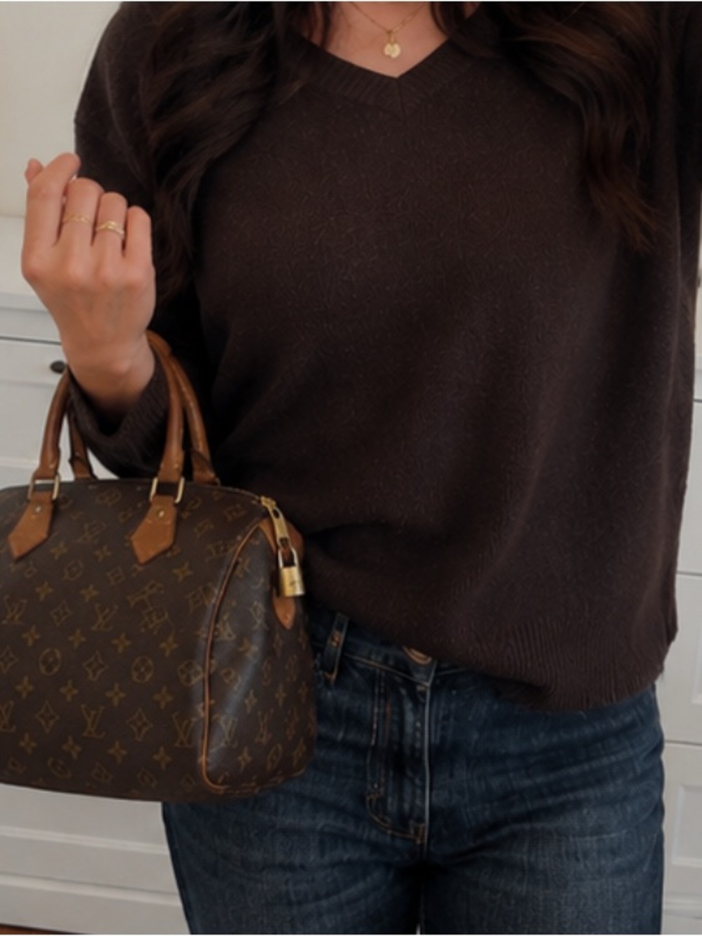 Vintage Louis Vuitton Monogram Speedy Handbag – Authentic - Picture 1 of 9